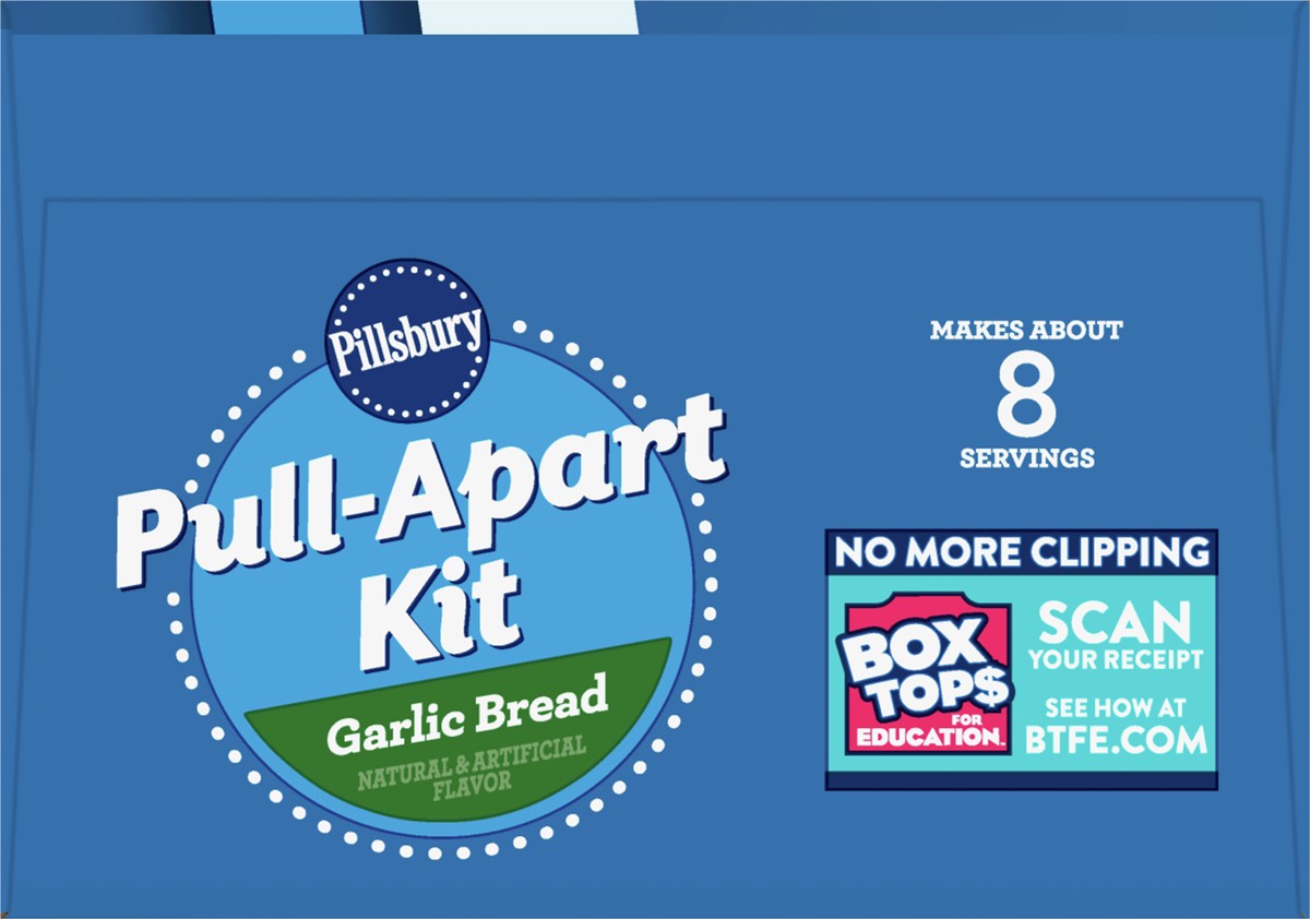 slide 9 of 9, Pillsbury Pull-Apart Kit, Garlic Bread Dough and Sauce, 14.7 oz., 14.7 oz