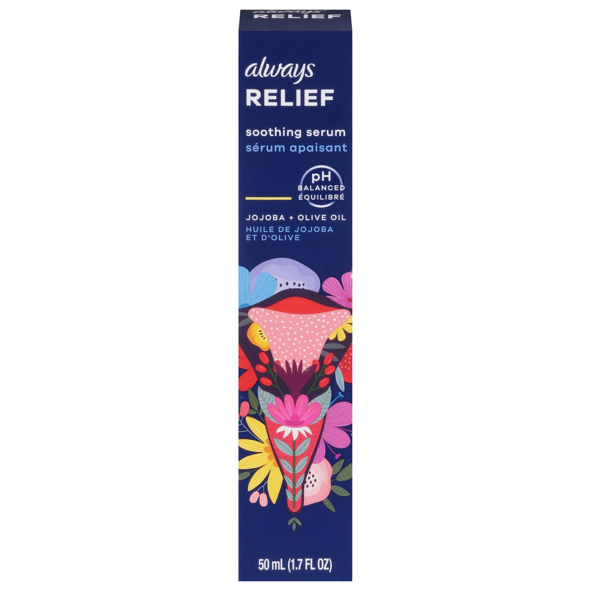 slide 10 of 13, Always Relief Jojoba + Olive Oil Soothing Serum 1.7 fl oz, 1.7 fl oz