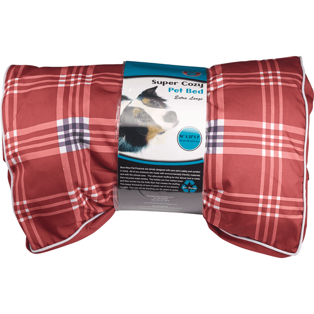 slide 1 of 1, NON BRAND Bow Wow Super Cozy Gusset Pet Bed X-Large 36"X27"X3", 1 ct