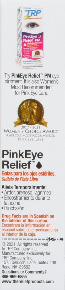 slide 4 of 13, TRP Pink Eye Relief Sterile Eye Drops 0.33 fl oz, 0.33 fl oz