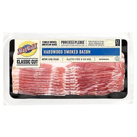 slide 1 of 1, Bacon Smoked Vac Plus - 12 OZ, 12 oz