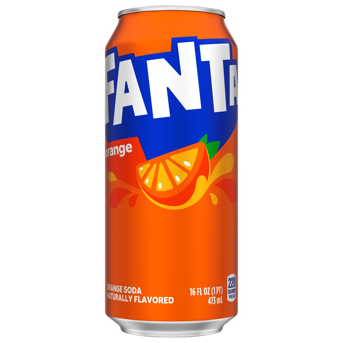 slide 1 of 7, Fanta Orange Soda Fruit Flavored Soft Drink, 16 fl oz, 16 fl oz