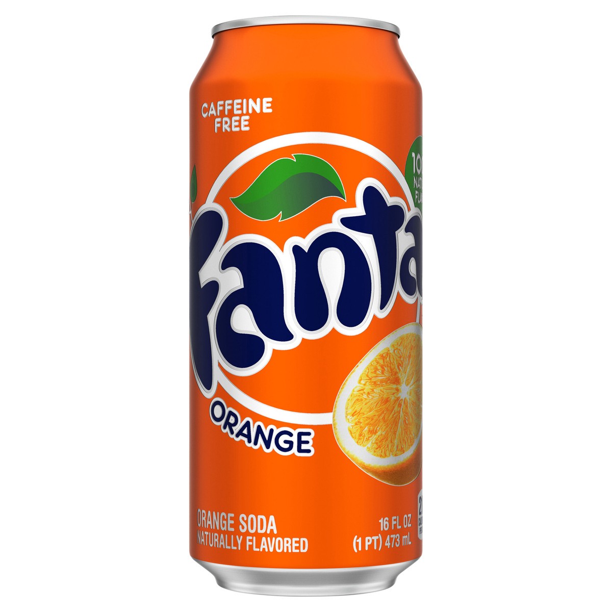 slide 1 of 7, Fanta Orange Soda Can- 16 fl oz, 16 fl oz