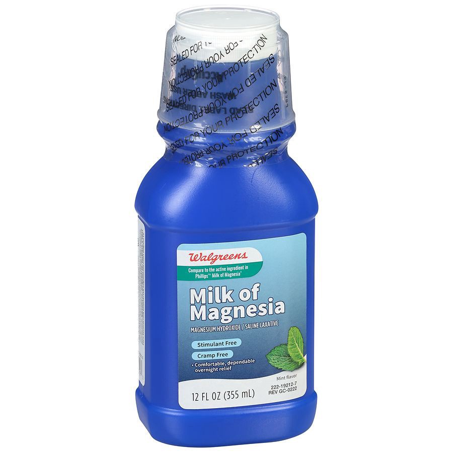 slide 5 of 5, Walgreens Milk Of Magnesia Mint, 12 fl oz