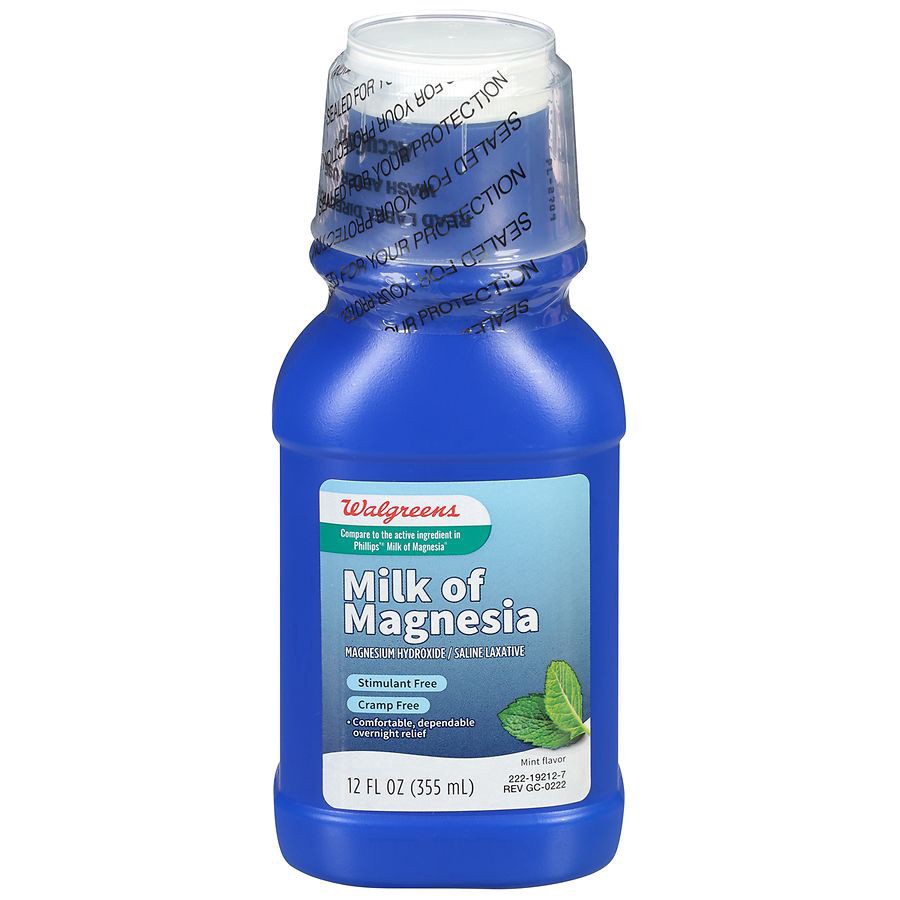 slide 1 of 5, Walgreens Milk Of Magnesia Mint, 12 fl oz