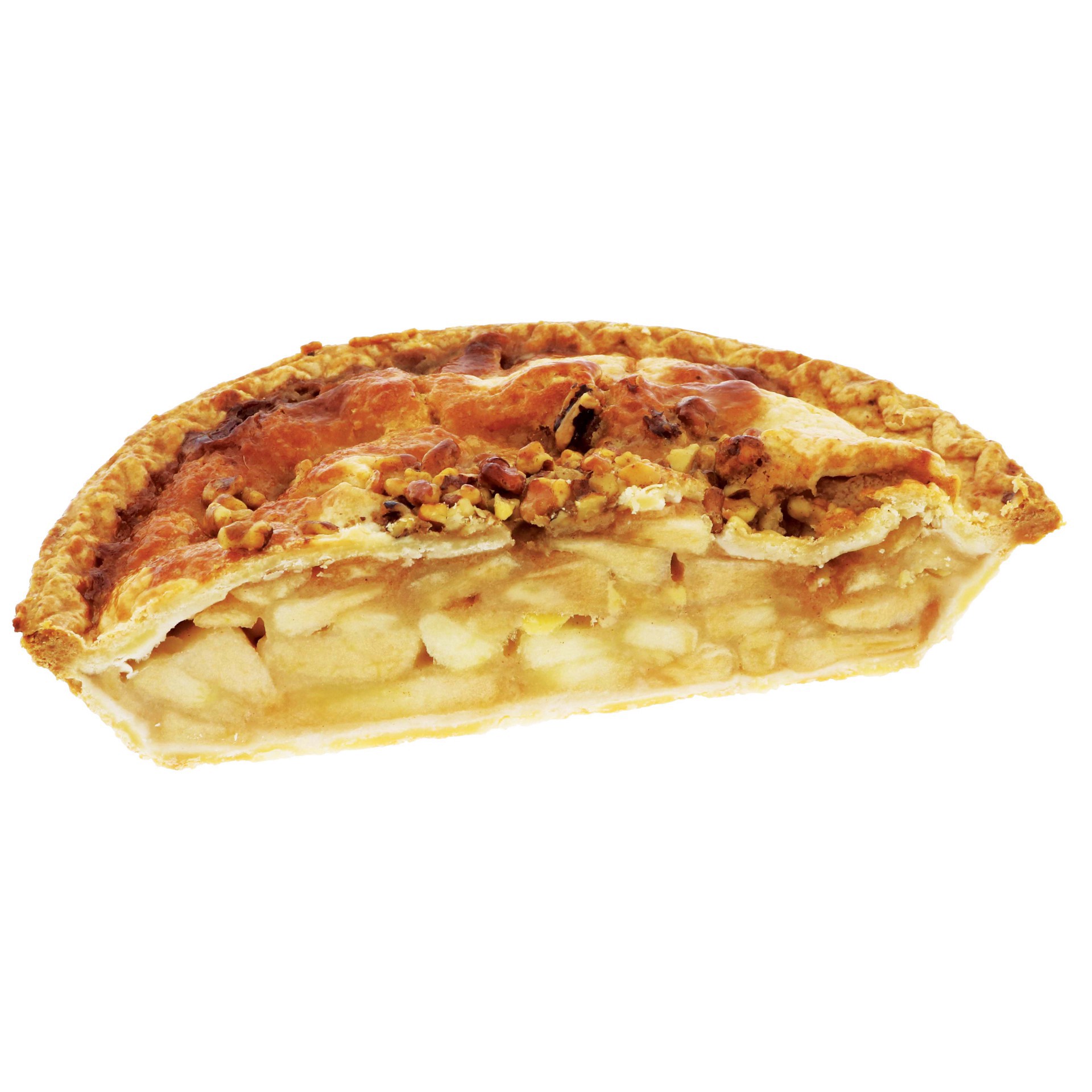 slide 1 of 1, H-E-B Bakery Gourmet Half Apple Caramel Walnut Pie, 1 ct
