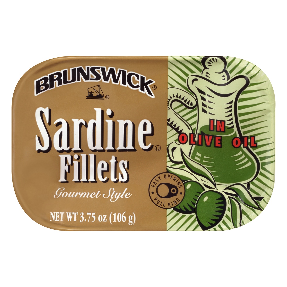 slide 8 of 8, Brunswick Sardines in Olive Oil, 3.75 oz