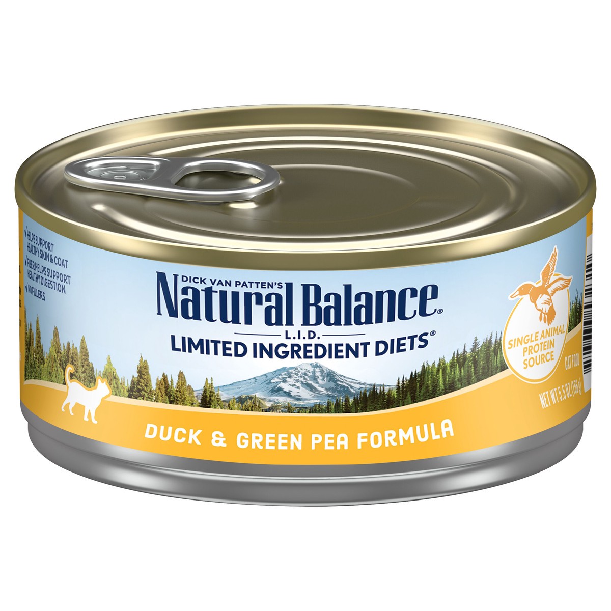 slide 1 of 7, Natural Balance Limited Ingredient Diets Duck & Green Pea Formula Cat Food 5.5 oz, 5.5 oz