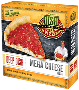 slide 1 of 1, The Dish Pizza Mega Cheese Deep The Dish Pizza, 28 oz