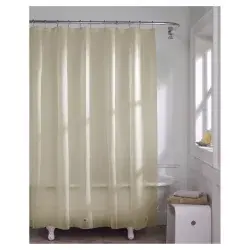 ZENNA HOME 5G PVC Shower Liner, Beige