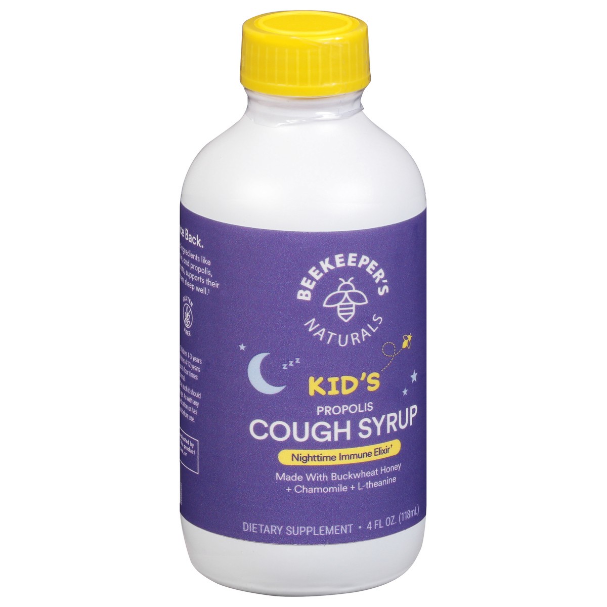slide 12 of 13, Beekeeper's Naturals Kid's Propolis Nighttime Immune Elixir Cough Syrup 4 fl oz, 4 fl oz