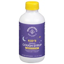 Beekeeper's Naturals Kid's Propolis Nighttime Immune Elixir Cough Syrup 4 fl oz