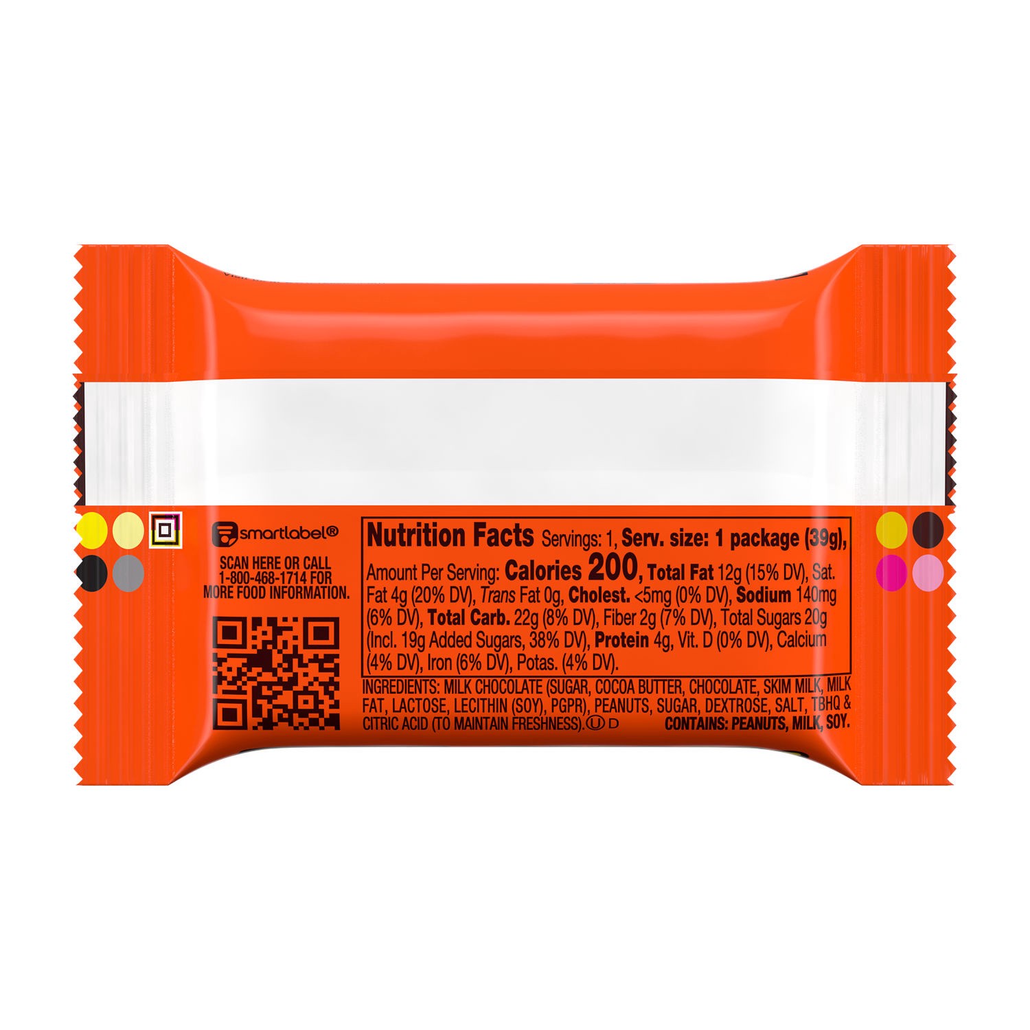 slide 3 of 6, Reese's Big Cup Milk Chocolate Peanut Butter Cups, Candy Pack, 1.4 oz, 1.4 oz