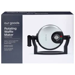 our goods Rotating Waffle Maker - Stainless Steel
