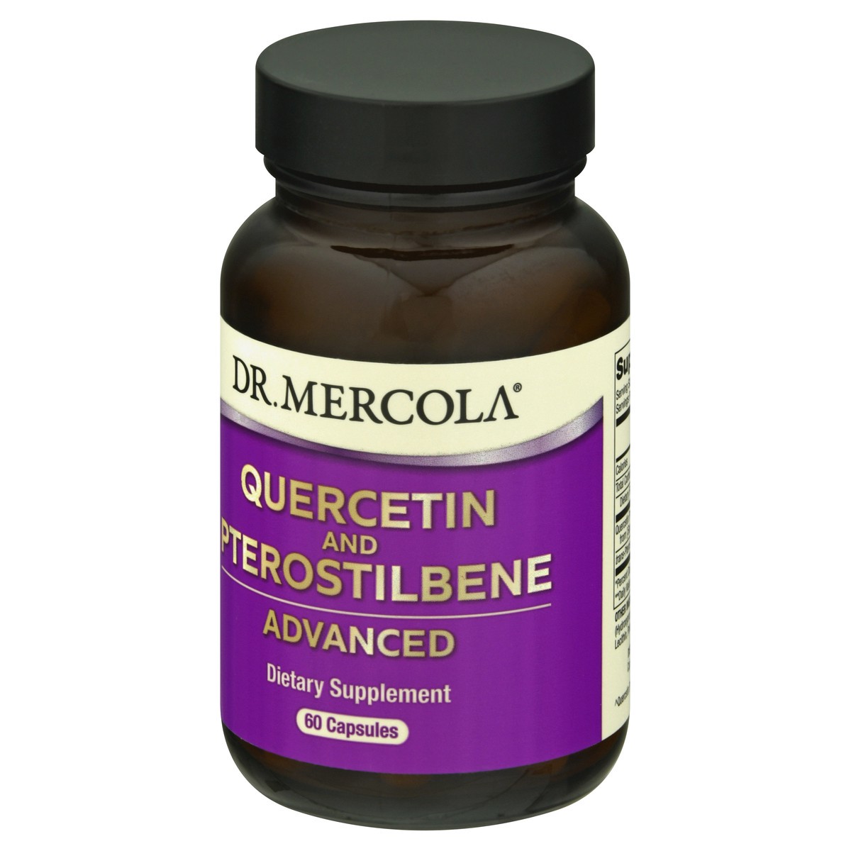 slide 12 of 13, Dr. Mercola Advanced Capsules Quercetin and Pterostilbene 60 ea, 60 ct