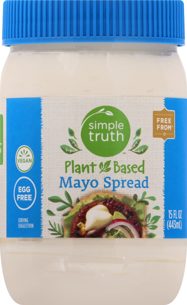 slide 6 of 9, Simple Truth Plant Based Mayo Spread 15 oz, 15 oz