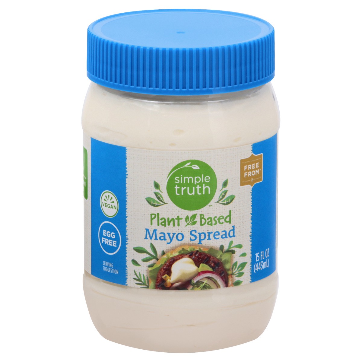 slide 1 of 9, Simple Truth Plant Based Mayo Spread 15 oz, 15 oz