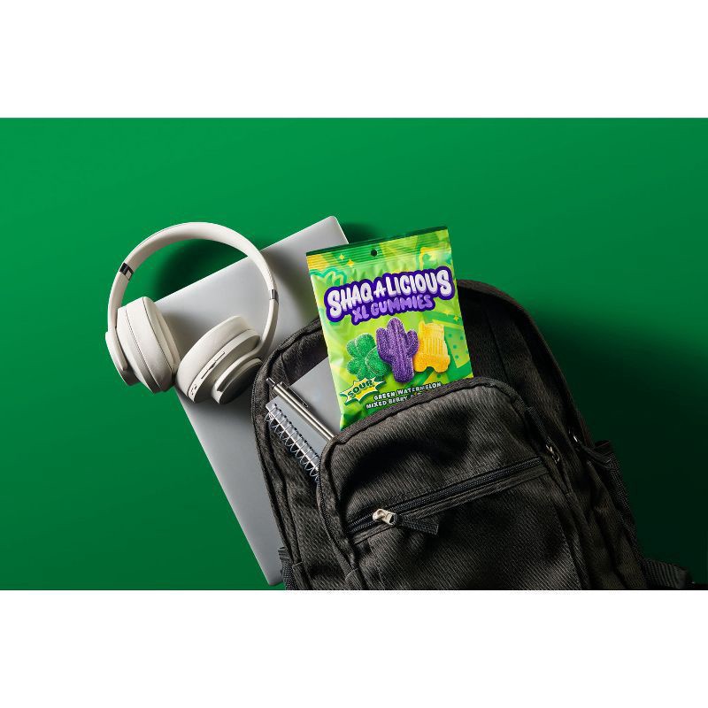 slide 2 of 4, Jolly Rancher SHAQ-LICIOUS Sour Gummies Peg Bag (Pineapple - Watermelon and Mixed Berry Flavors)- 12 ct; 6.2 oz, 12 ct; 6.2 oz