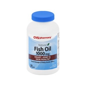 slide 1 of 1, CVS Pharmacy Fish Oil Concentrate 1000 Mg Softgels, 180 ct