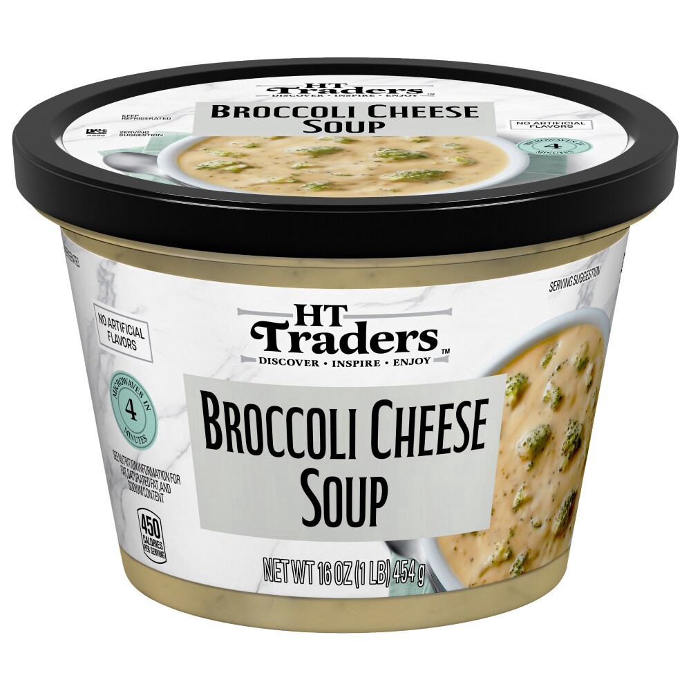 slide 2 of 5, Harris Teeter™ Broccoli Cheese Soup, 16 oz