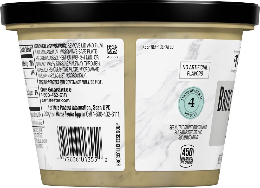 slide 4 of 5, Harris Teeter™ Broccoli Cheese Soup, 16 oz