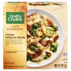 Healthy Choice Cafe Steamers Chicken Fettuccini Alfredo