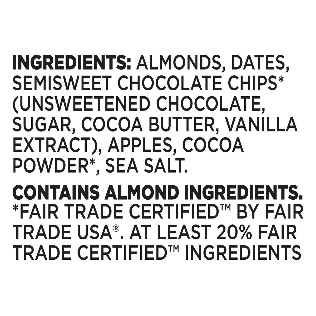 slide 6 of 9, LÄRABAR Almond Butter Chocolate Chip Fruit & Nut Bar 5 ea, 5 ct; 1.6 oz