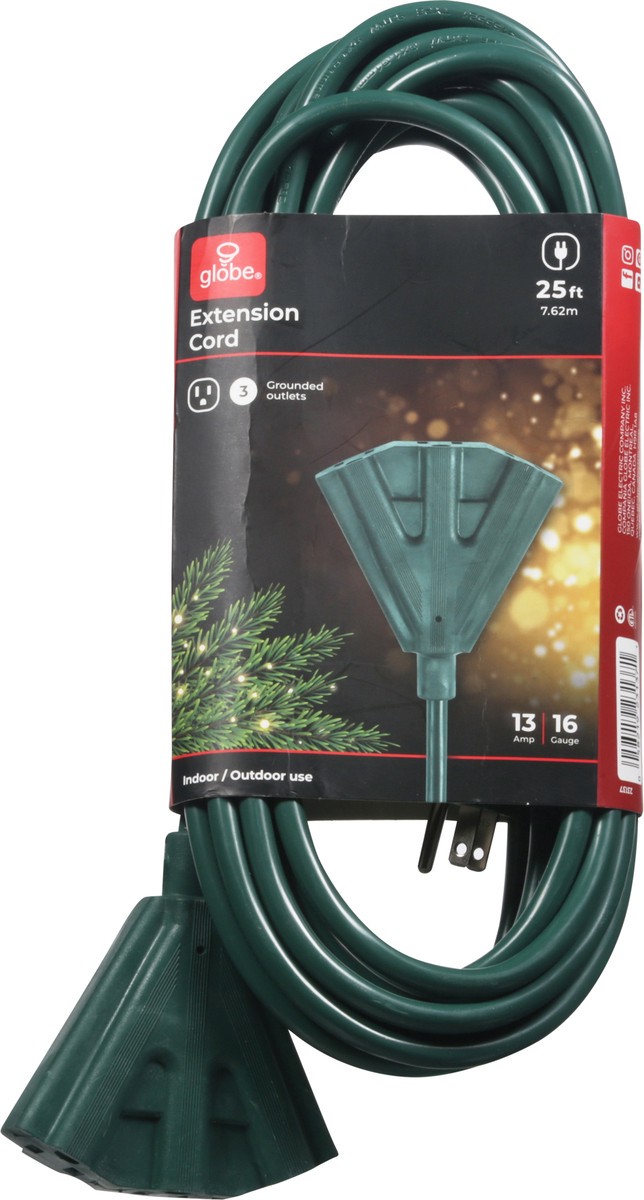 slide 8 of 10, Globe 25 Feet Extension Cord 1 ea, 1 ct