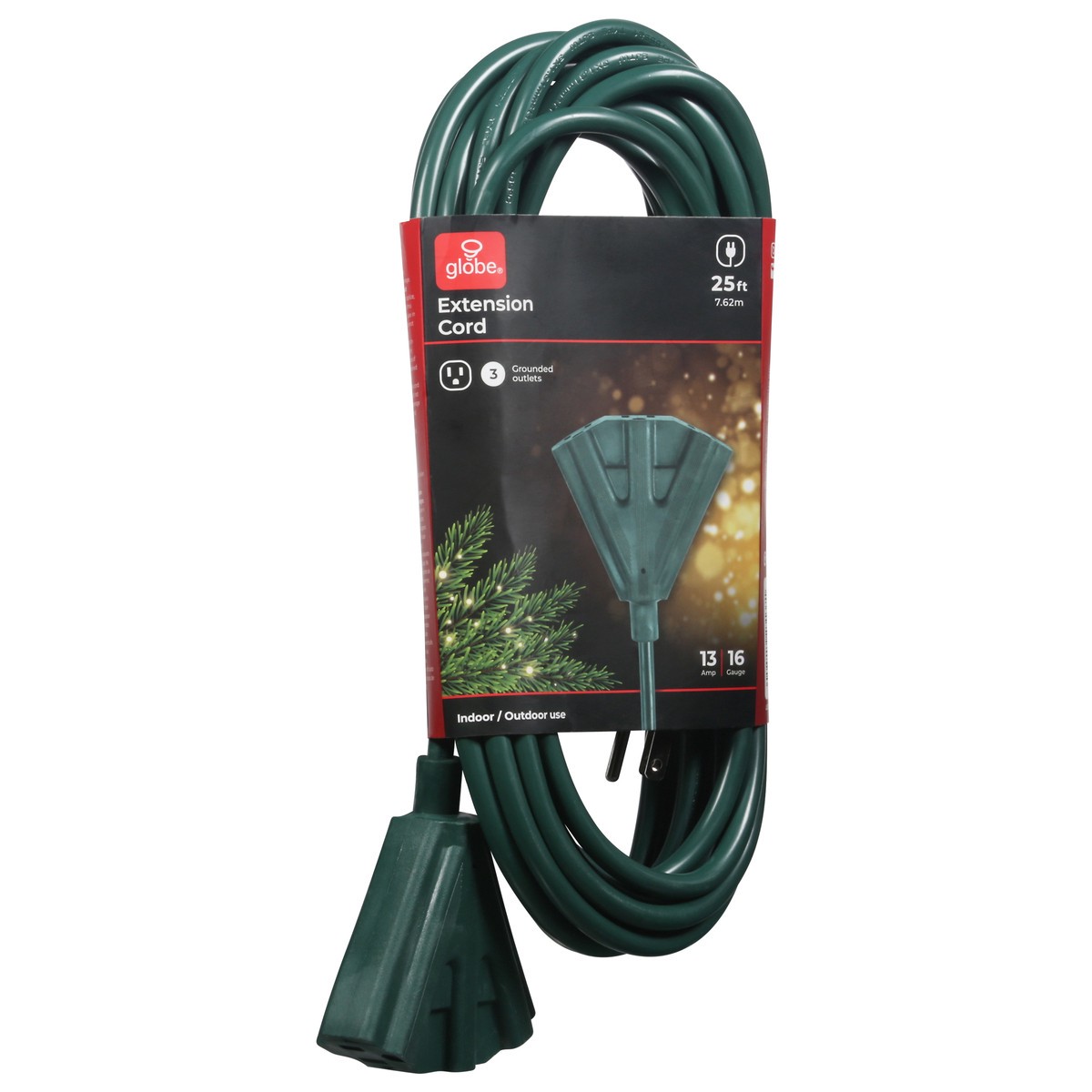 slide 6 of 10, Globe 25 Feet Extension Cord 1 ea, 1 ct