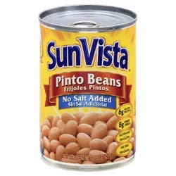 Sun Vista No Salt Added Pinto Beans 15 oz