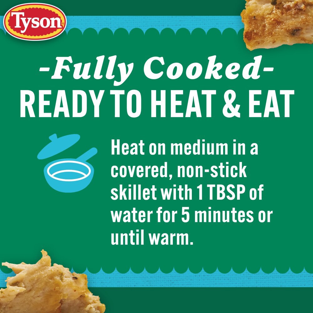 slide 5 of 6, Tyson Salsa Verde Seasoned Pulled Chicken Breast, Fully Cooked, 18 oz