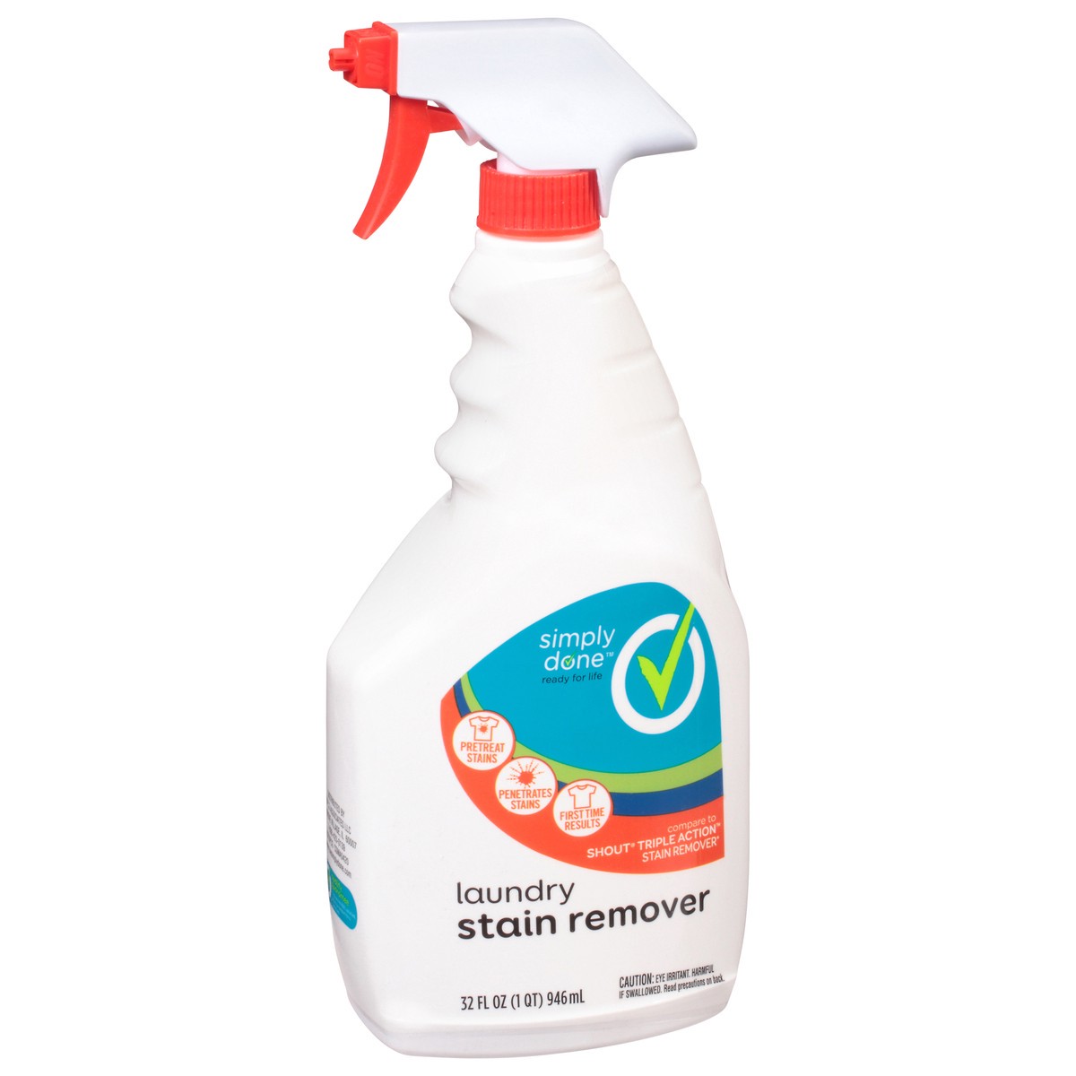 slide 8 of 9, Simply Done Laundry Stain Remover 32 fl oz, 32 fl oz