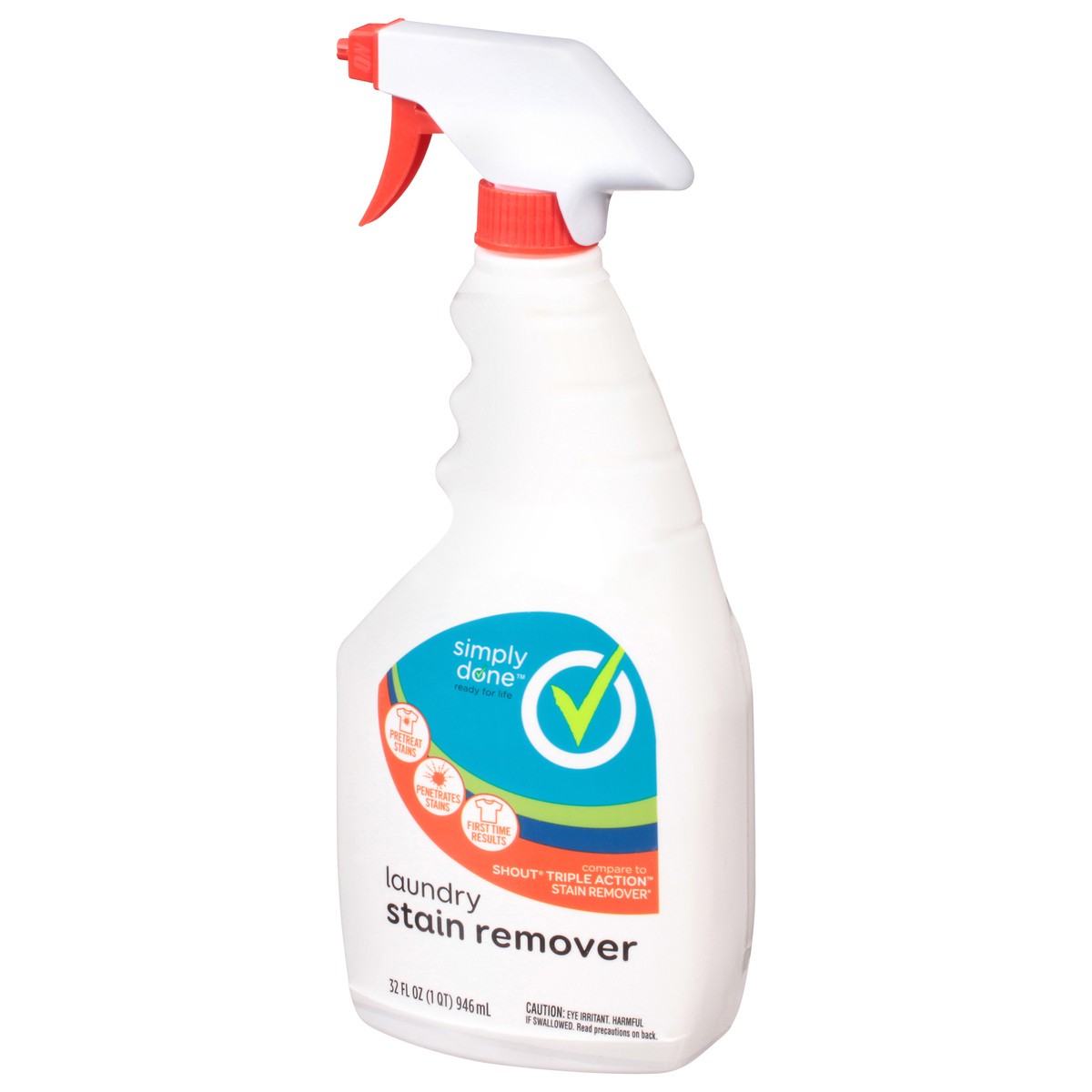 slide 7 of 9, Simply Done Laundry Stain Remover 32 fl oz, 32 fl oz