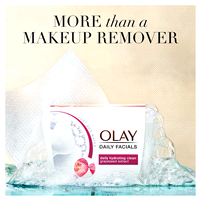 slide 9 of 21, Olay Daily Facials Hydrating Cleansing Cloths, 33 Count, 33 ct