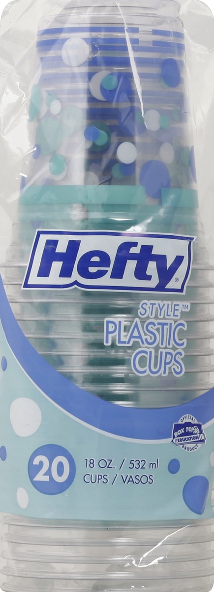 slide 2 of 2, Hefty Plastic Cups 20 ea, 20 ct