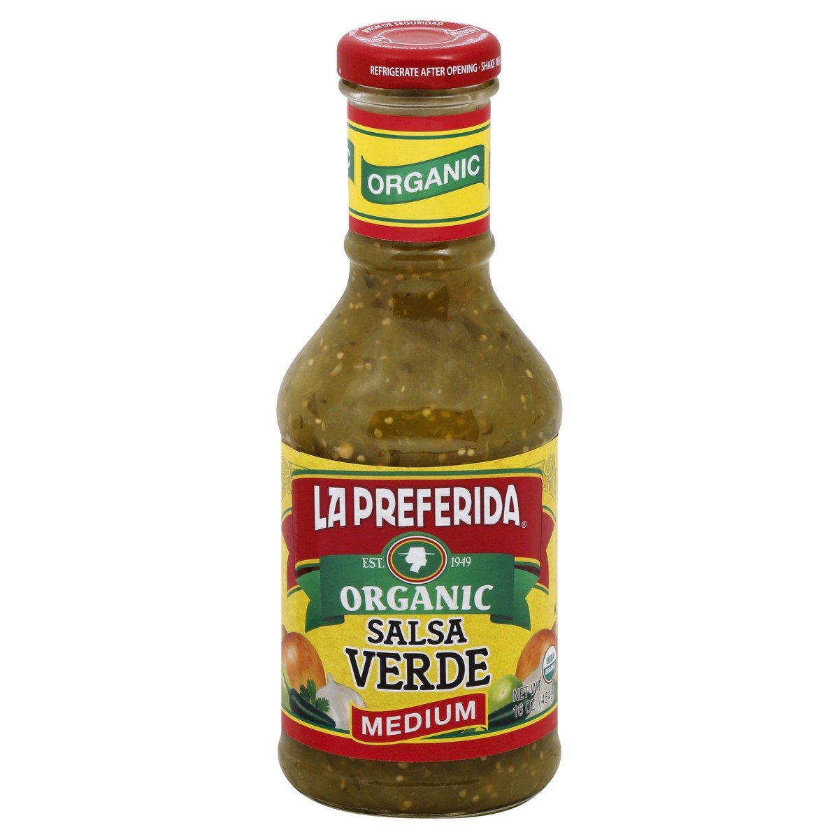 slide 7 of 8, La Preferida Verde Salsa, 16 oz