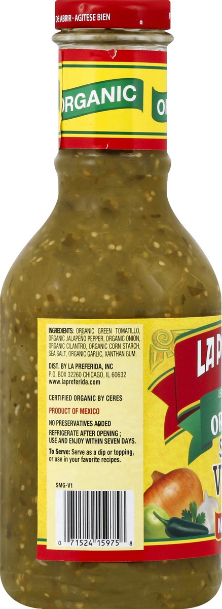 slide 5 of 8, La Preferida Verde Salsa, 16 oz