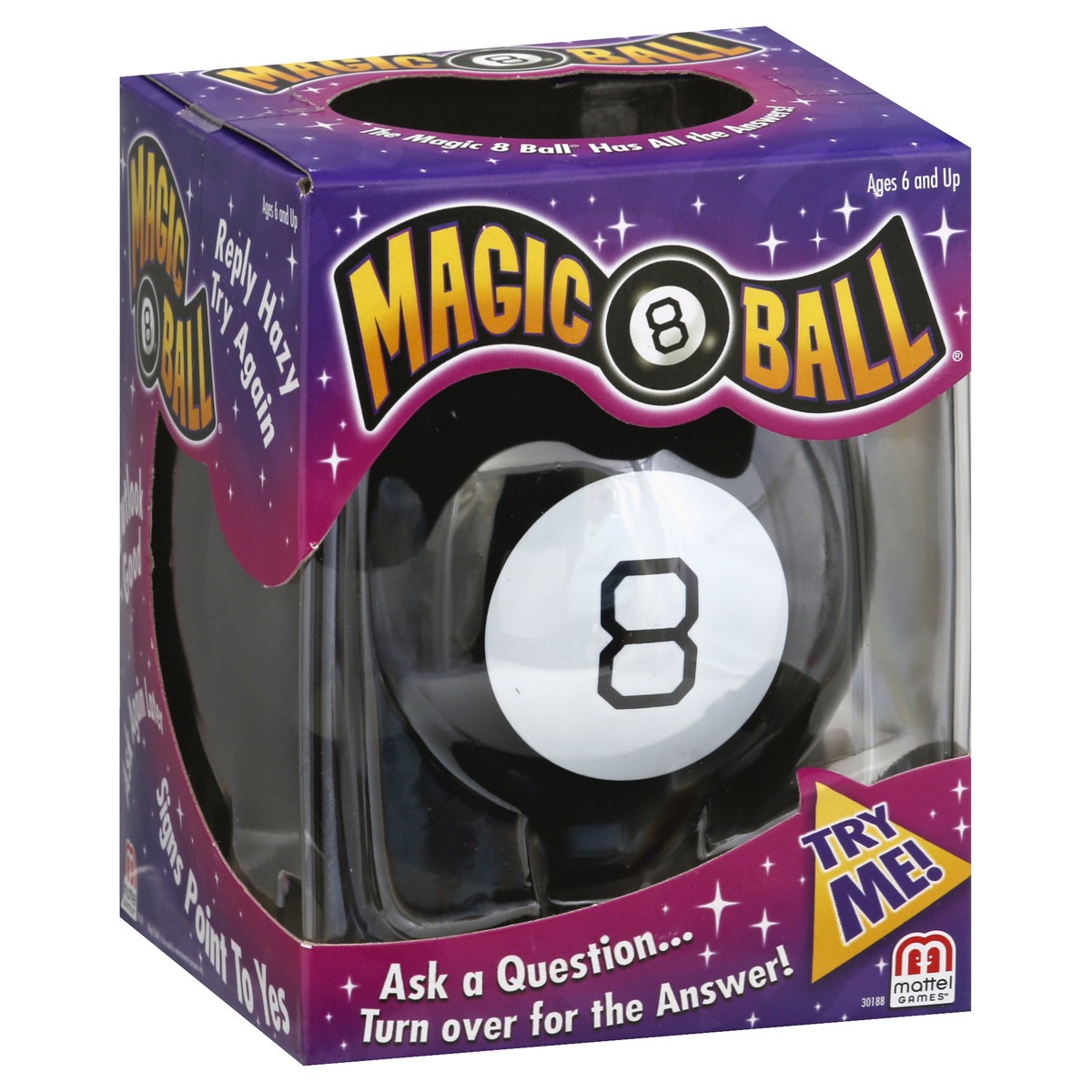 slide 6 of 9, Mattel Magic 8 Ball Game 1 ea, 1 ct