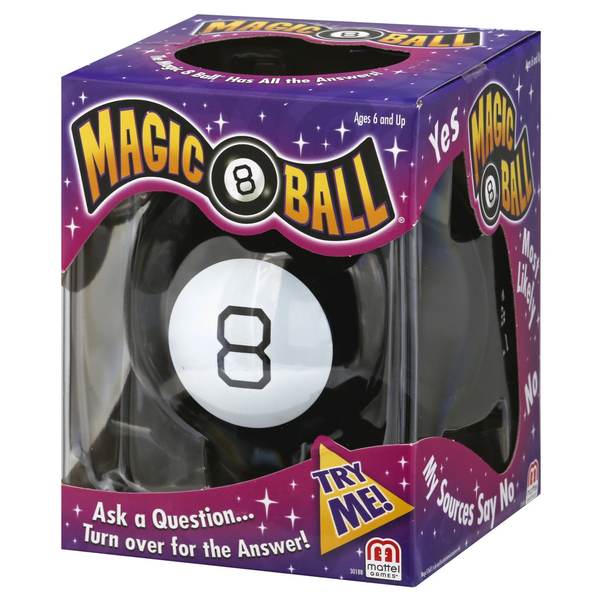 slide 4 of 9, Mattel Magic 8 Ball Game 1 ea, 1 ct