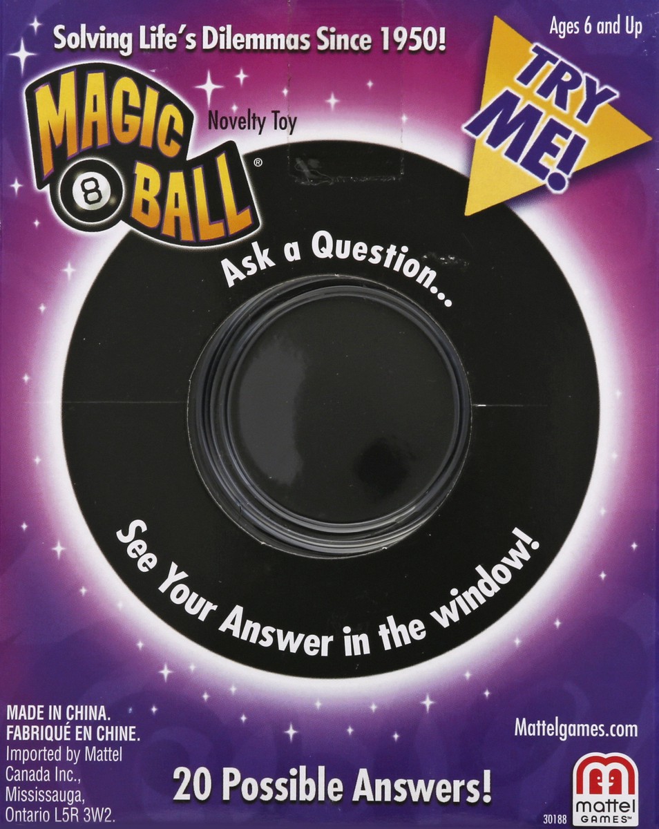 slide 3 of 9, Mattel Magic 8 Ball Game 1 ea, 1 ct
