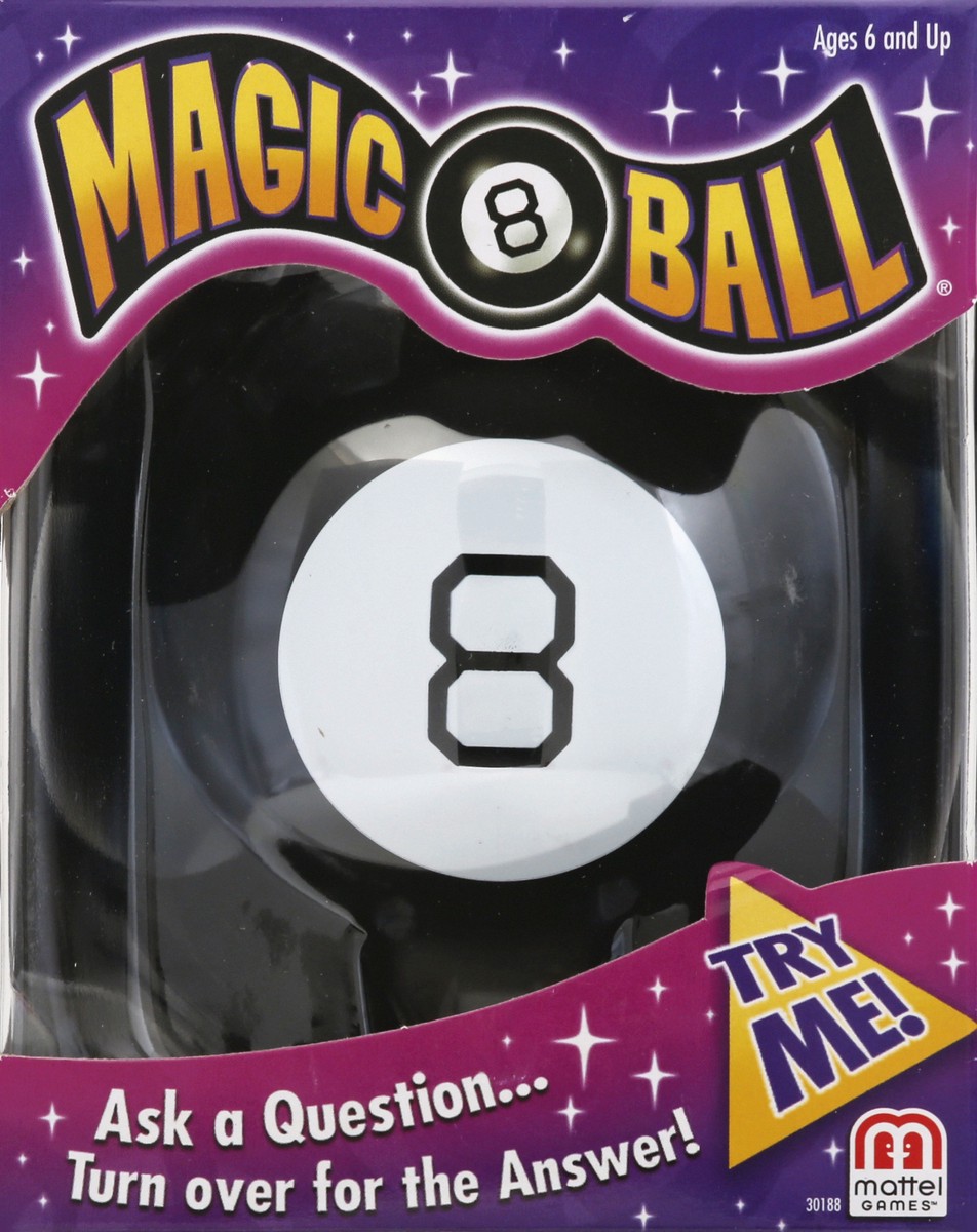 slide 1 of 9, Mattel Magic 8 Ball Game 1 ea, 1 ct