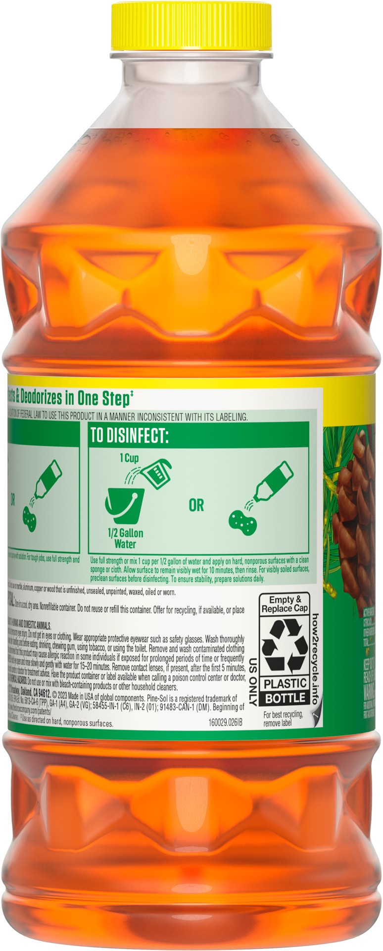 slide 3 of 5, Pine-Sol Multi-Surface Cleaner, Original, 40 Fluid Ounces, 40 fl oz