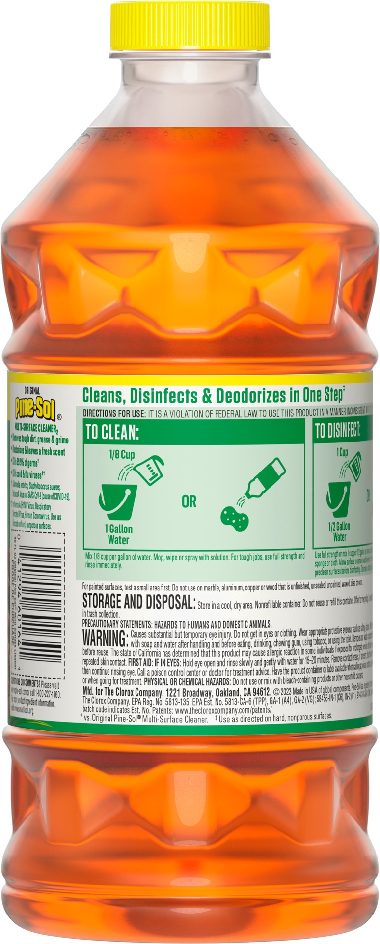 slide 2 of 5, Pine-Sol Multi-Surface Cleaner, Original, 40 Fluid Ounces, 40 fl oz