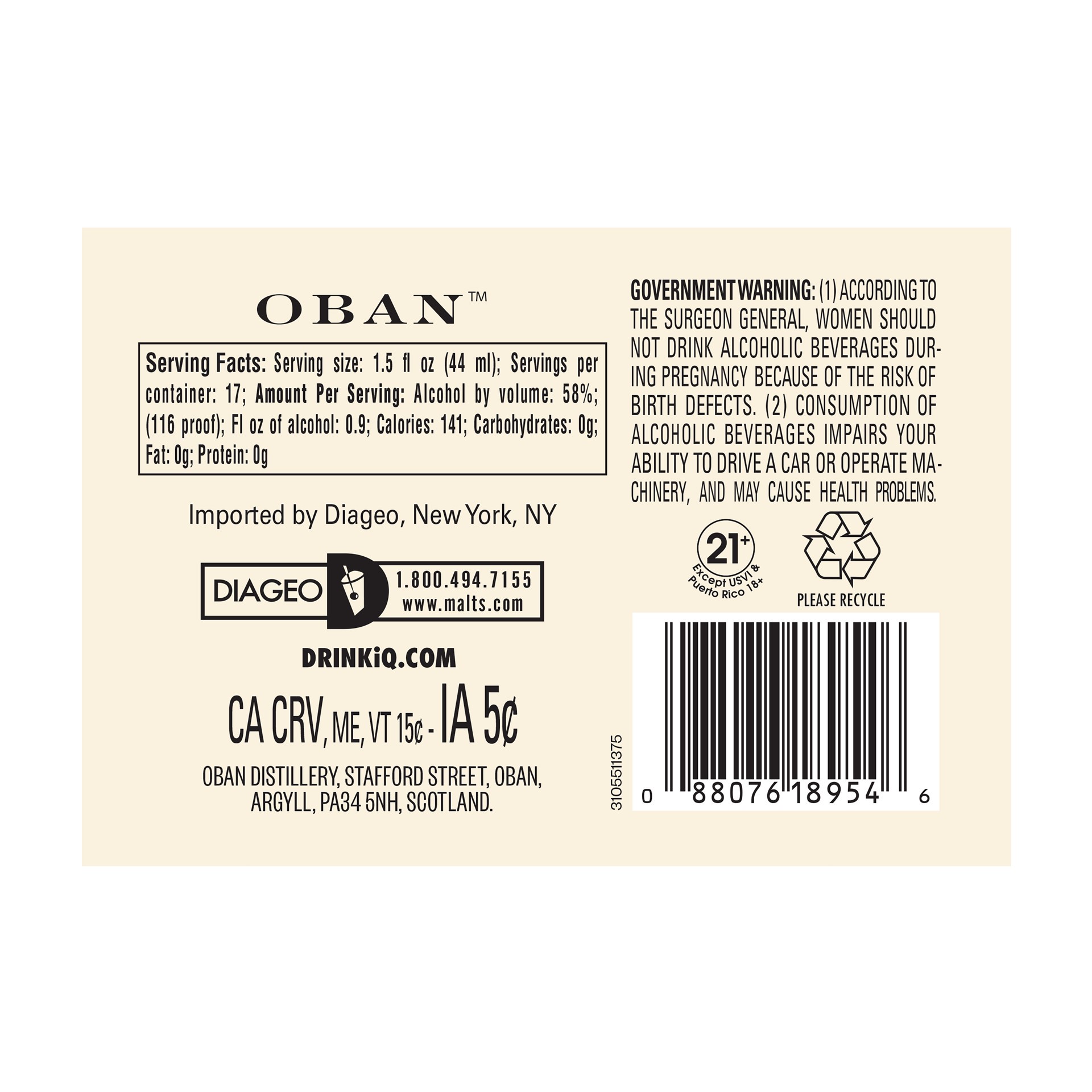 slide 5 of 7, Oban Malt - Coastal Orchard 10Yr 2024 Special Edition, 750 ml