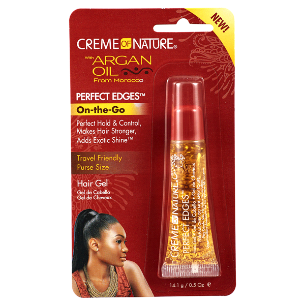 slide 1 of 1, Creme of Nature Argan Oil Perfect Edges On-The-Go, 7 oz