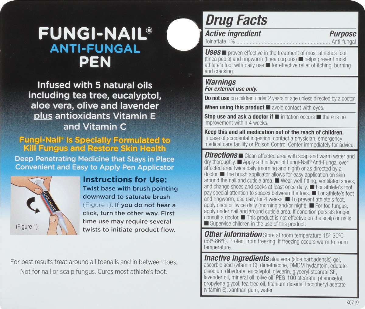 slide 5 of 9, Fungi-Nail Maximum Strength Anti-Fungal Pen 0.101 oz, 0.10 oz