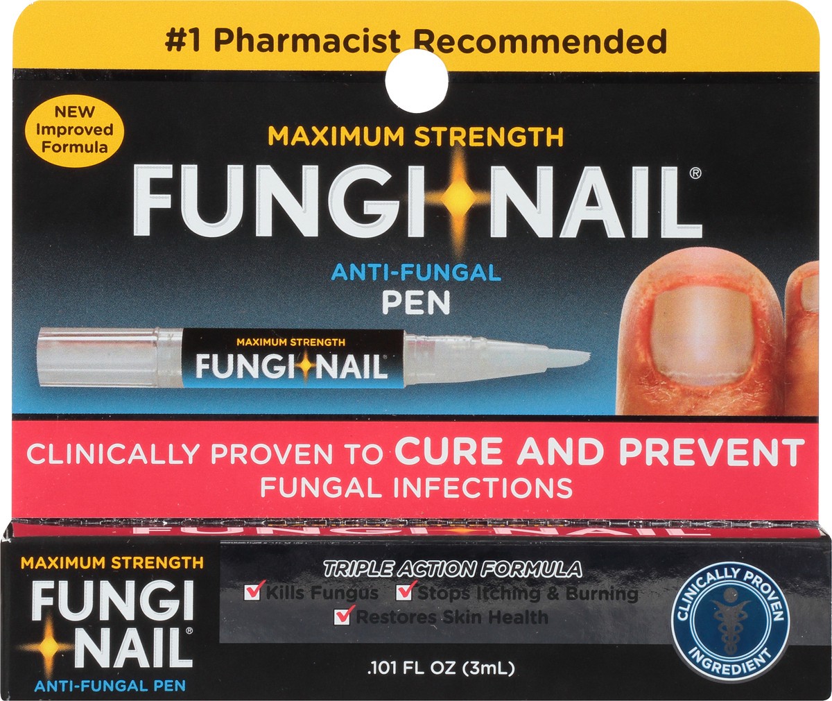 slide 9 of 9, Fungi-Nail Maximum Strength Anti-Fungal Pen 0.101 oz, 0.10 oz