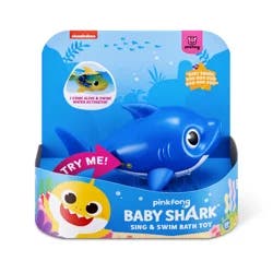 ZURU Robo Alive Junior Baby Shark Battery-Powered Sing and Swim Bath Toy