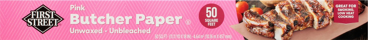 slide 3 of 11, First Street Fs Pink Butchr Ppr 18X50, 50 sq ft