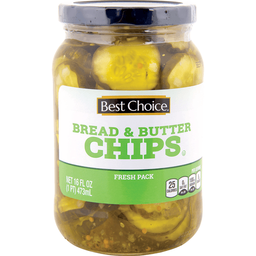 slide 1 of 1, Best Choice Bread & Butter Pickle, 16 oz